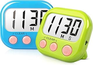 Classroom Timers for Teachers Kids Large Magnetic Digital Timer Teacher Supplies 2 Pack-Blue Green